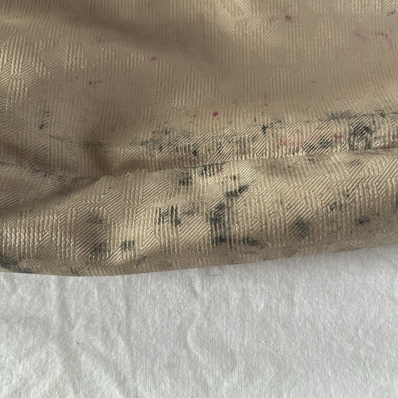 MICHAEL KORS blue and black signature Riley leather top zip medium size satchel. - Picture 14 of 16